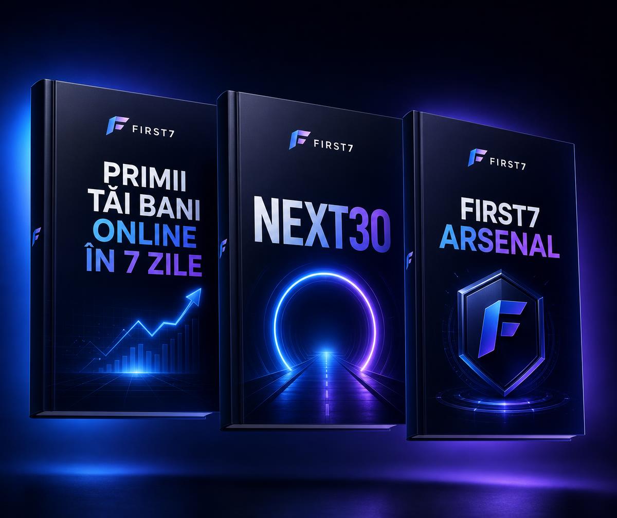 Mockup produse digitale FIRST7 în format PDF